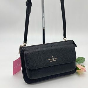 Kate Spade Small Leila Crossbody Bag Black